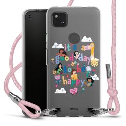 New Carry Case Transparent Stoff rosa/silber