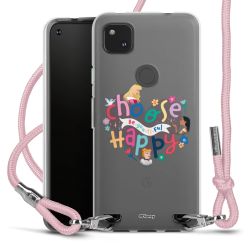 New Carry Case Transparent Stoff rosa/silber