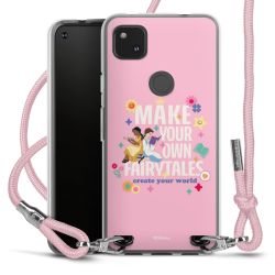 New Carry Case Transparent Stoff rosa/silber