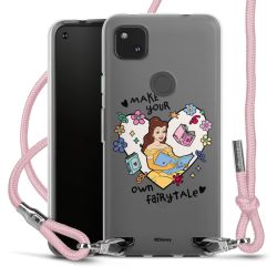 New Carry Case Transparent Stoff rosa/silber