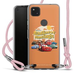 New Carry Case Transparent Stoff rosa/silber