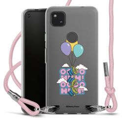 New Carry Case Transparent Stoff rosa/silber