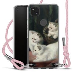 New Carry Case Transparent Stoff rosa/silber