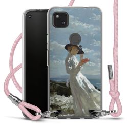 New Carry Case Transparent Stoff rosa/silber