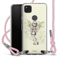 New Carry Case Transparent Stoff rosa/silber