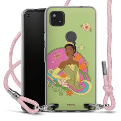 New Carry Case Transparent Stoff rosa/silber