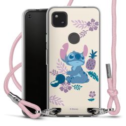 New Carry Case Transparent Stoff rosa/silber