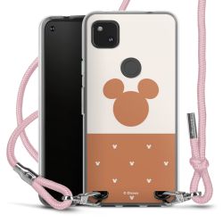 New Carry Case Transparent Stoff rosa/silber