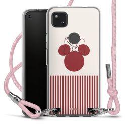 New Carry Case Transparent Stoff rosa/silber