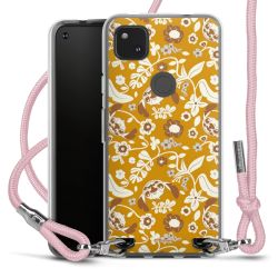 New Carry Case Transparent Stoff rosa/silber