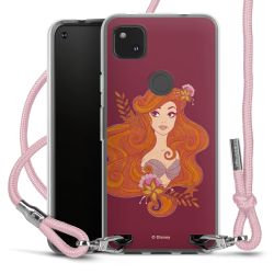 New Carry Case Transparent Stoff rosa/silber