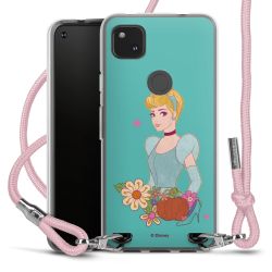 New Carry Case Transparent Stoff rosa/silber