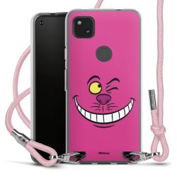 New Carry Case Transparent Stoff rosa/silber