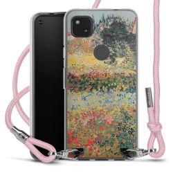 New Carry Case Transparent Stoff rosa/silber