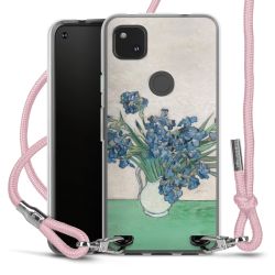 New Carry Case Transparent Stoff rosa/silber