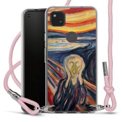 New Carry Case Transparent Stoff rosa/silber