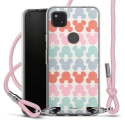 New Carry Case Transparent Stoff rosa/silber