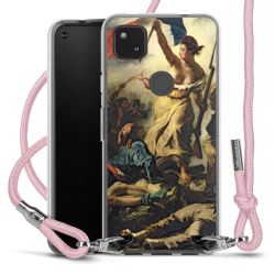 New Carry Case Transparent Stoff rosa/silber