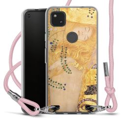 New Carry Case Transparent Stoff rosa/silber