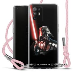 New Carry Case Transparent Stoff rosa/silber