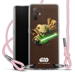 New Carry Case Transparent Stoff rosa/silber