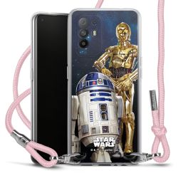 New Carry Case Transparent Stoff rosa/silber