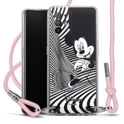 New Carry Case Transparent Stoff rosa/silber