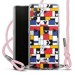 New Carry Case Transparent Stoff rosa/silber