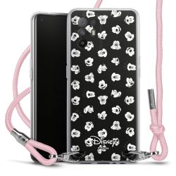 New Carry Case Transparent Stoff rosa/silber