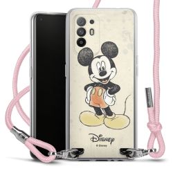 New Carry Case Transparent Stoff rosa/silber