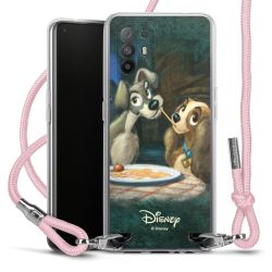 New Carry Case Transparent Stoff rosa/silber