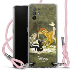 New Carry Case Transparent Stoff rosa/silber