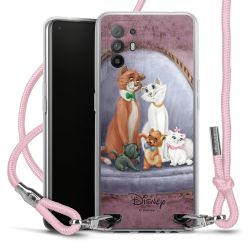 New Carry Case Transparent Stoff rosa/silber