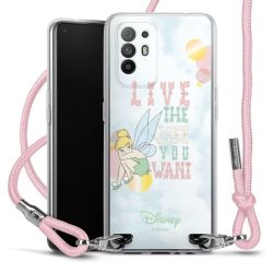 New Carry Case Transparent Stoff rosa/silber