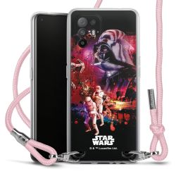 New Carry Case Transparent Stoff rosa/silber