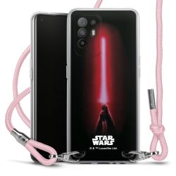 New Carry Case Transparent Stoff rosa/silber