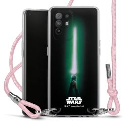 New Carry Case Transparent Stoff rosa/silber