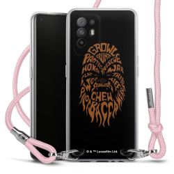 New Carry Case Transparent Stoff rosa/silber