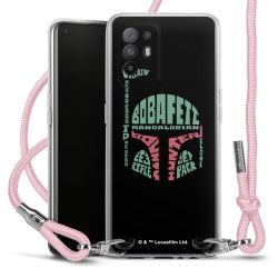 New Carry Case Transparent Stoff rosa/silber