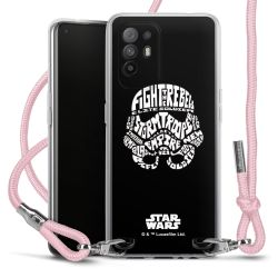 New Carry Case Transparent Stoff rosa/silber