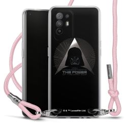 New Carry Case Transparent Stoff rosa/silber