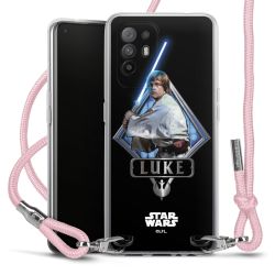 New Carry Case Transparent Stoff rosa/silber