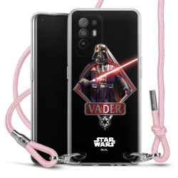 New Carry Case Transparent Stoff rosa/silber