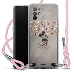 New Carry Case Transparent Stoff rosa/silber