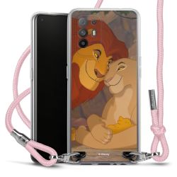 New Carry Case Transparent Stoff rosa/silber