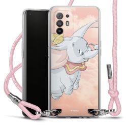 New Carry Case Transparent Stoff rosa/silber