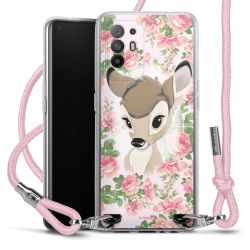 New Carry Case Transparent Stoff rosa/silber