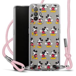 New Carry Case Transparent Stoff rosa/silber