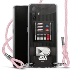 New Carry Case Transparent Stoff rosa/silber