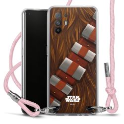 New Carry Case Transparent Stoff rosa/silber